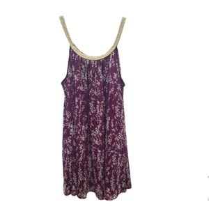 CHARMING Charlie Babydoll Dress High Neck Size Large - EUC!